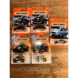 Random Lot Of Matchbox Cars 79 Chevy Nova, 36 Ford Coupe, Tractors